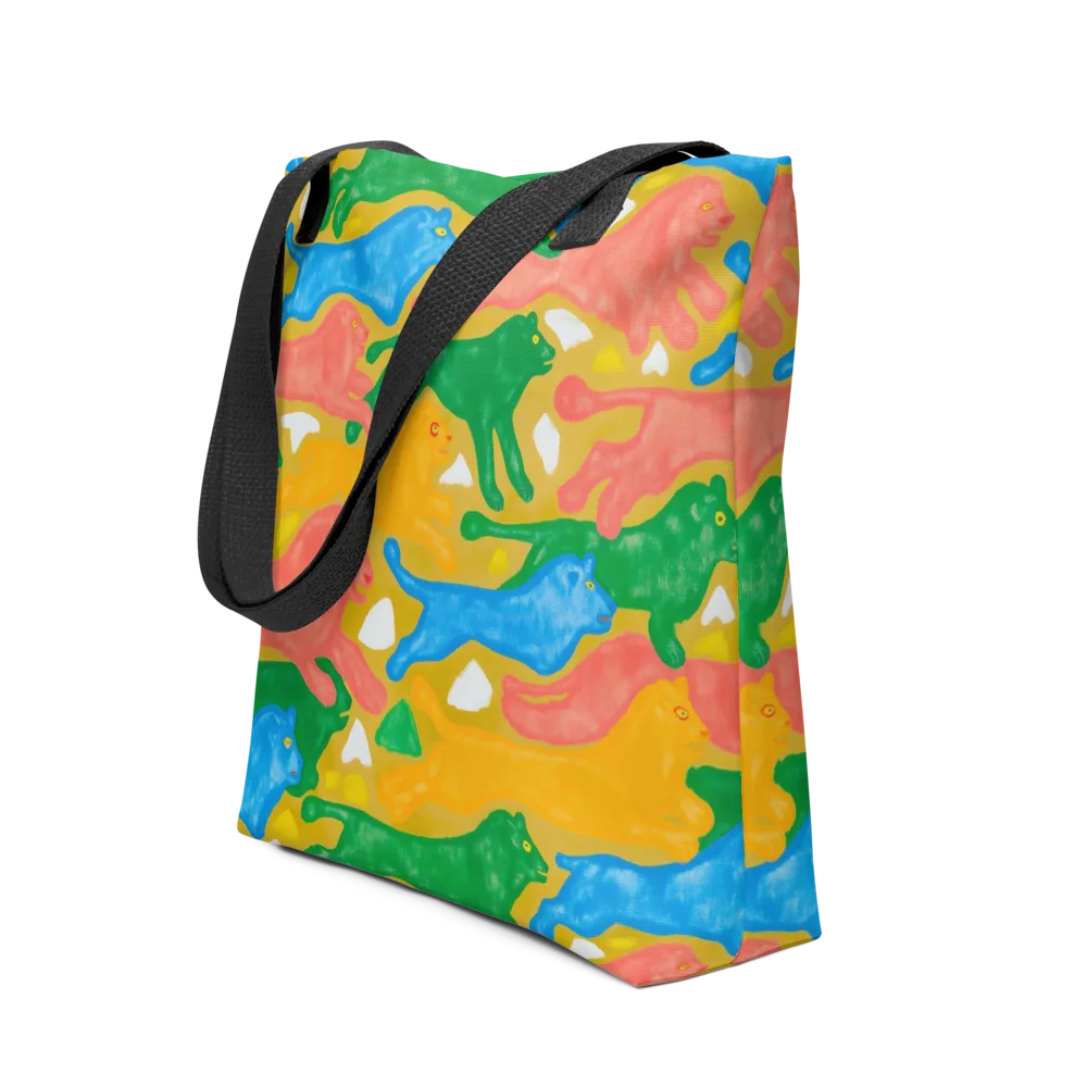 Color Run on Tote Bag — Front