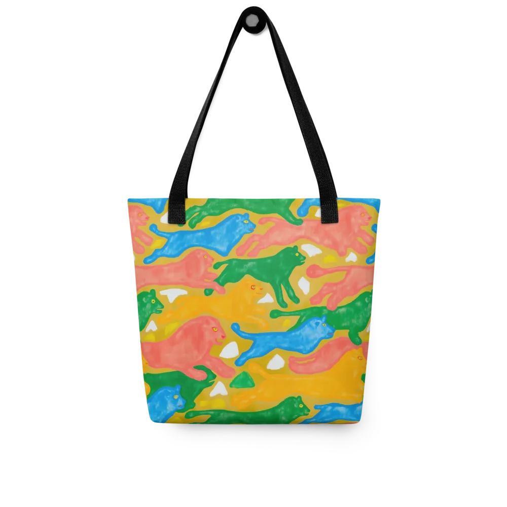 Color Run on Tote Bag — Front