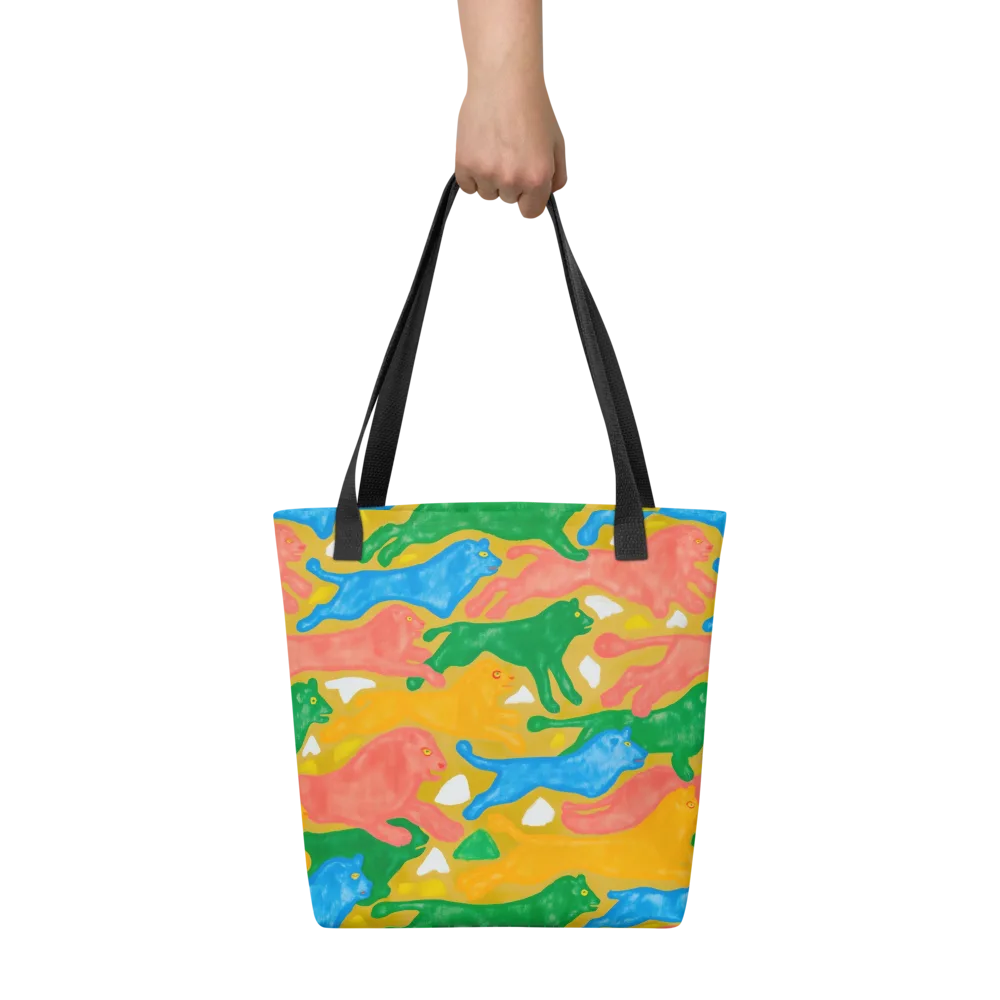 Color Run on Tote Bag — Front