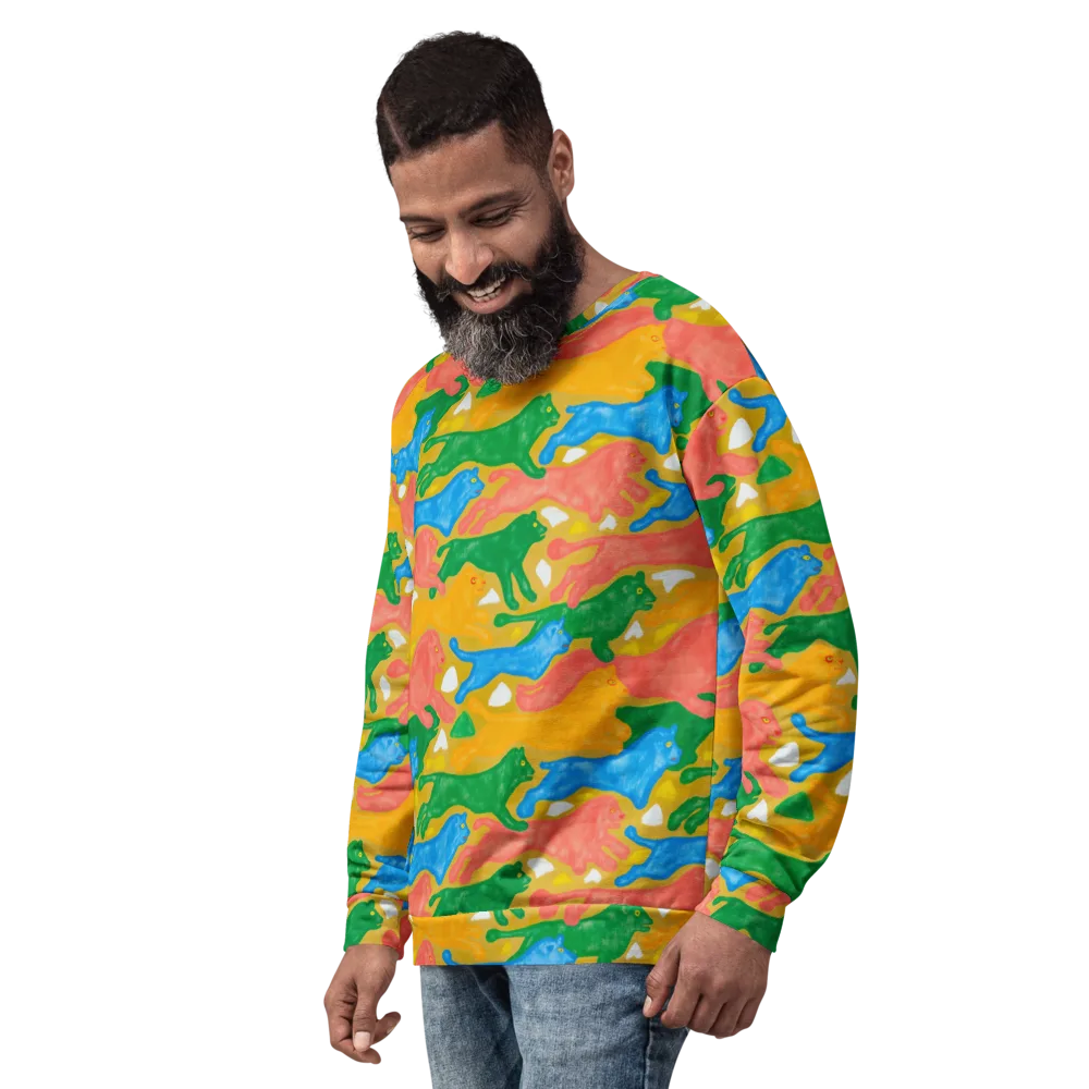 Color Run on Sweatshirt — Left Front