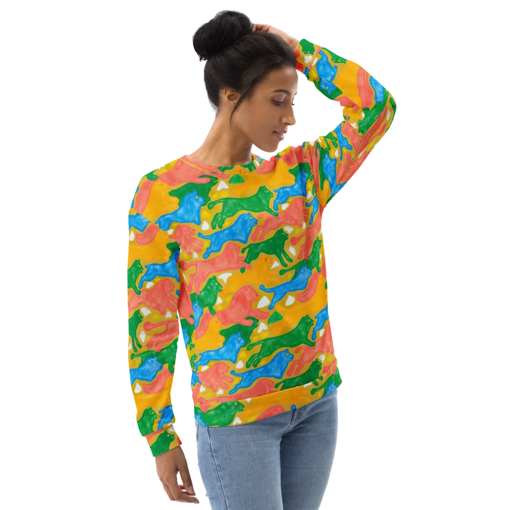 Color Run on Sweatshirt — Right Front