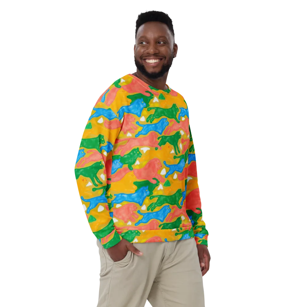 Color Run on Sweatshirt — Front