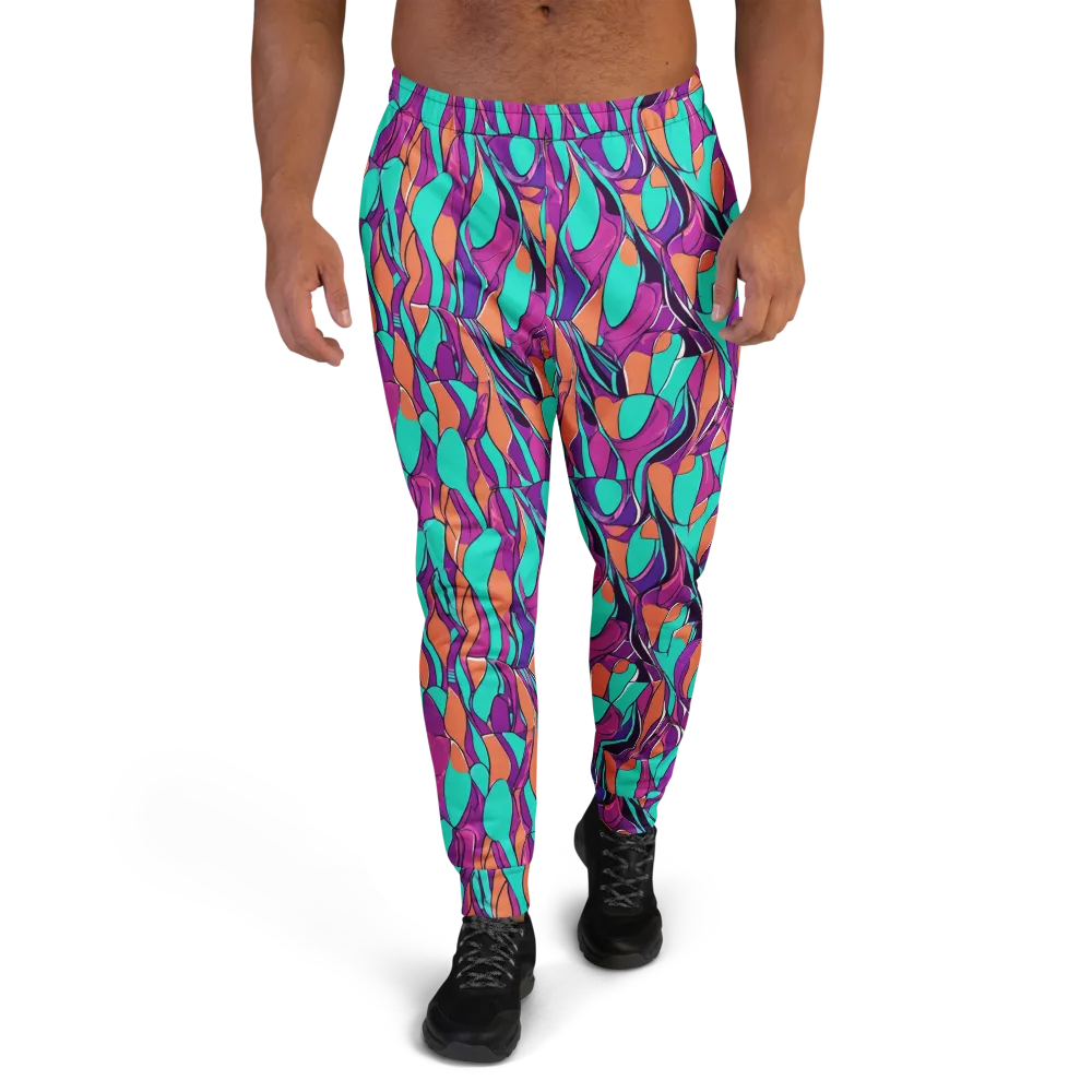 Peacock Static Men's Joggers on model