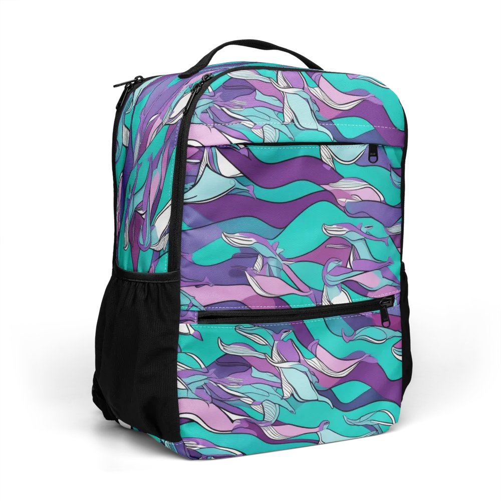Neon Migrations on Utility Backpack — Right Front