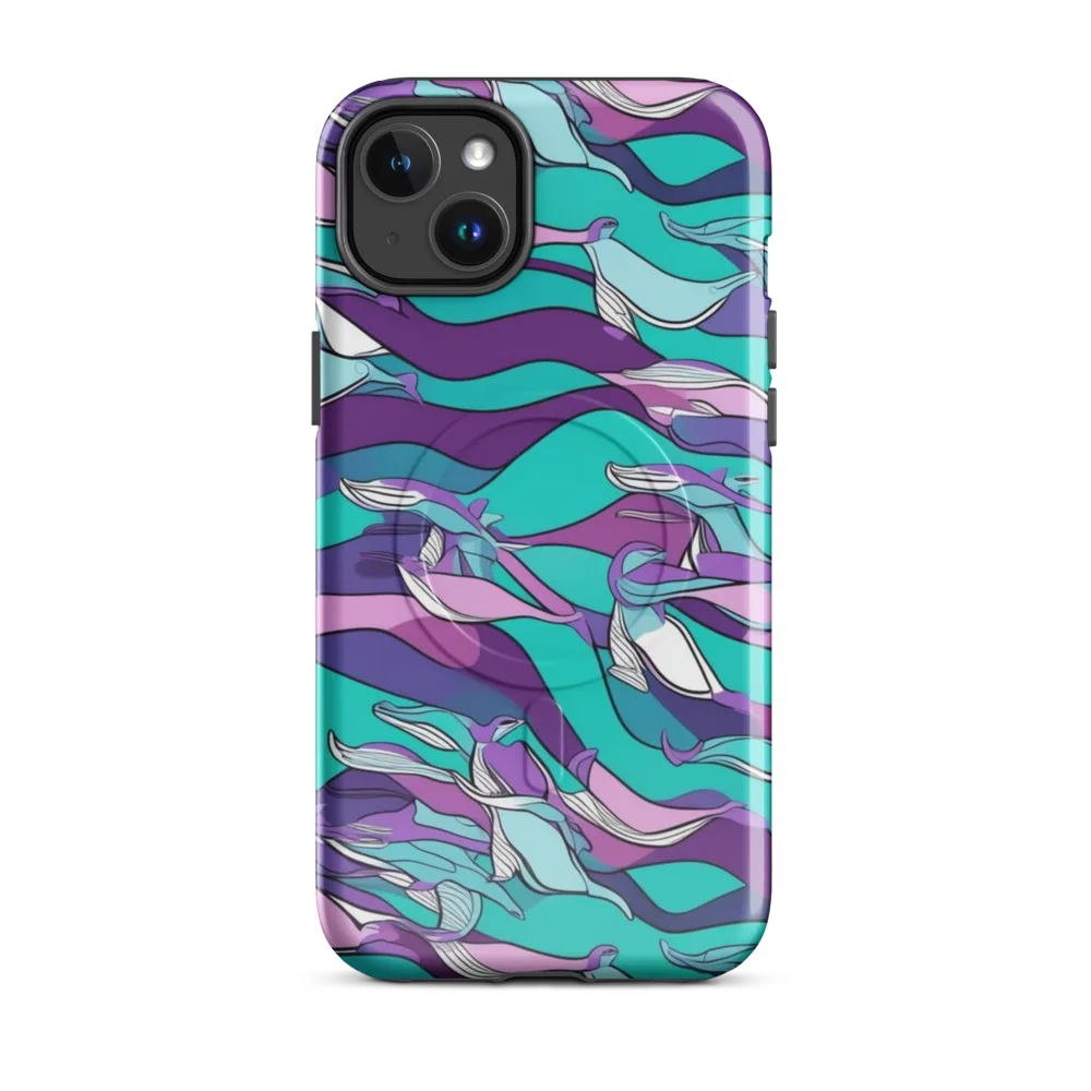 Neon Migrations on MagSafe Tough Case for iPhone® — Front