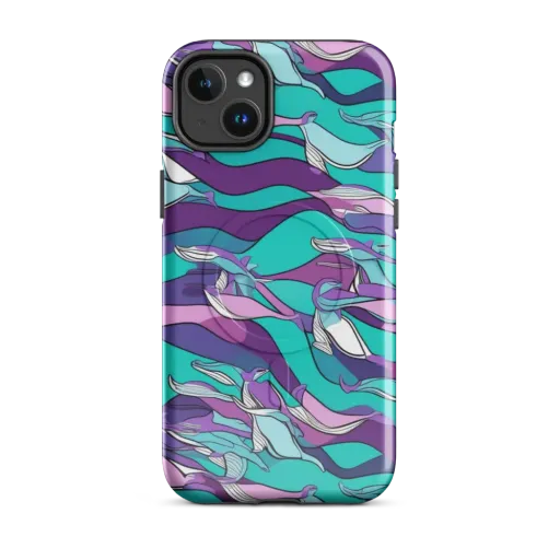 Neon Migrations on a MagSafe Tough Case for iPhone®