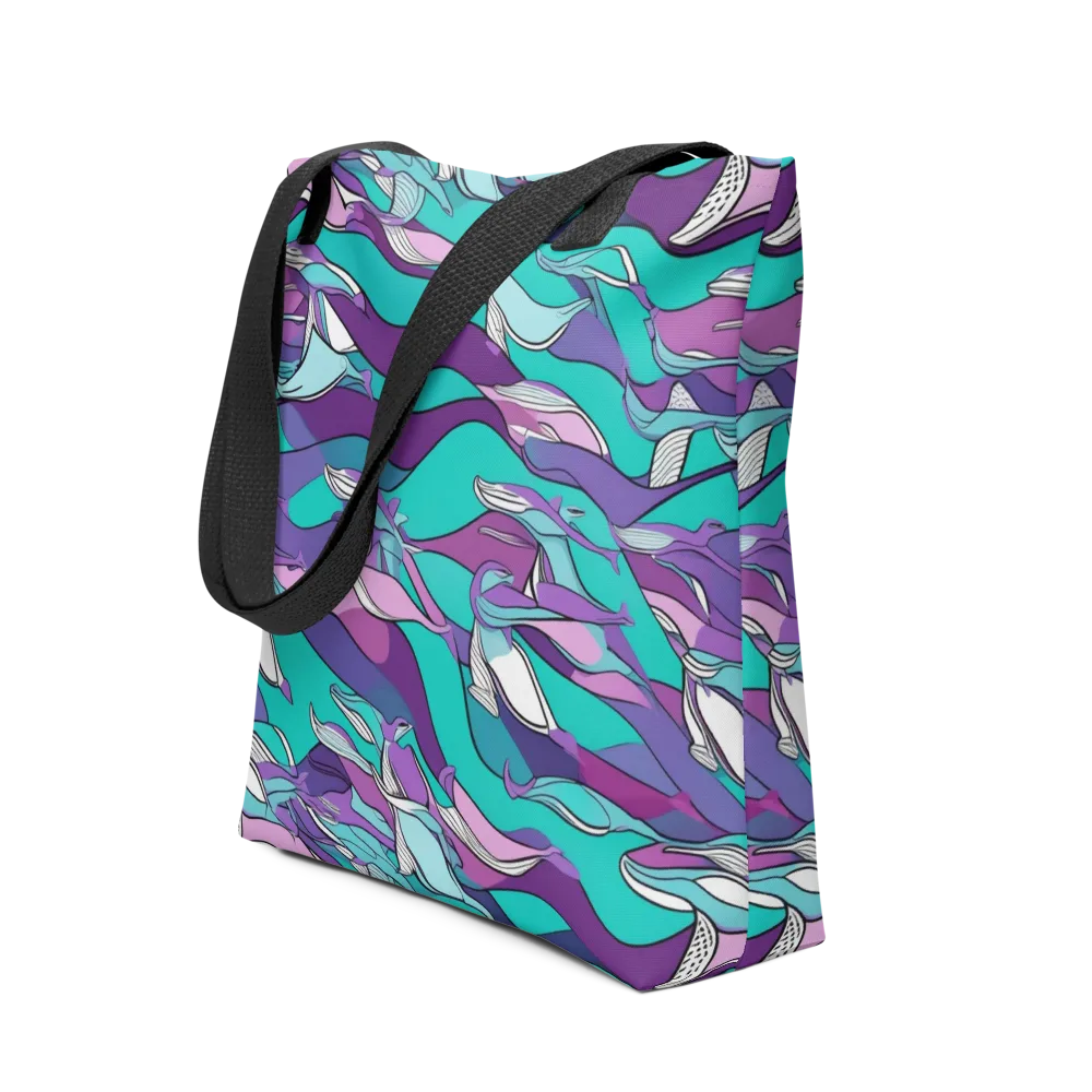 Neon Migrations on Tote Bag — Front