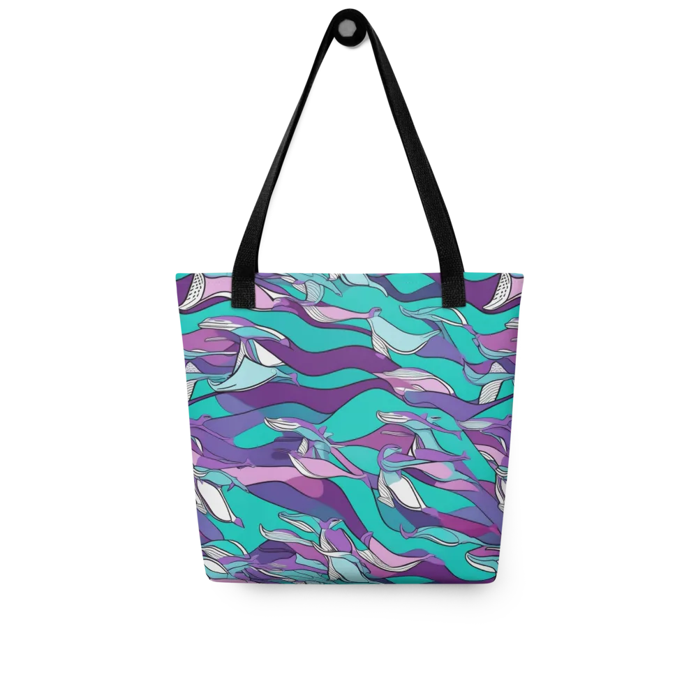 Neon Migrations on Tote Bag — Front