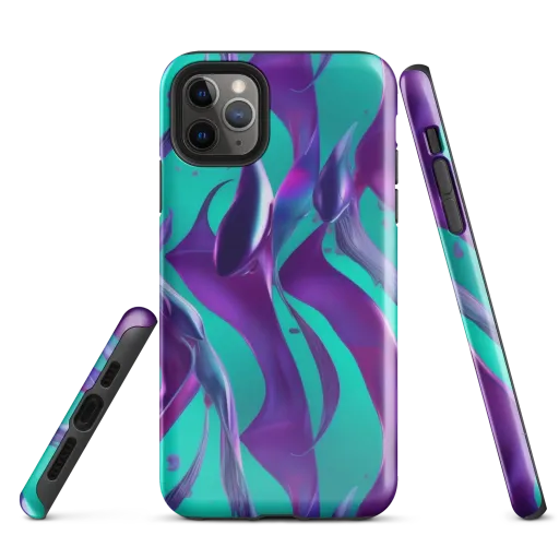 Deep-sea Ribbons on a Tough Case for iPhone®