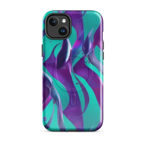 Deep-sea Ribbons on a MagSafe Tough Case for iPhone®