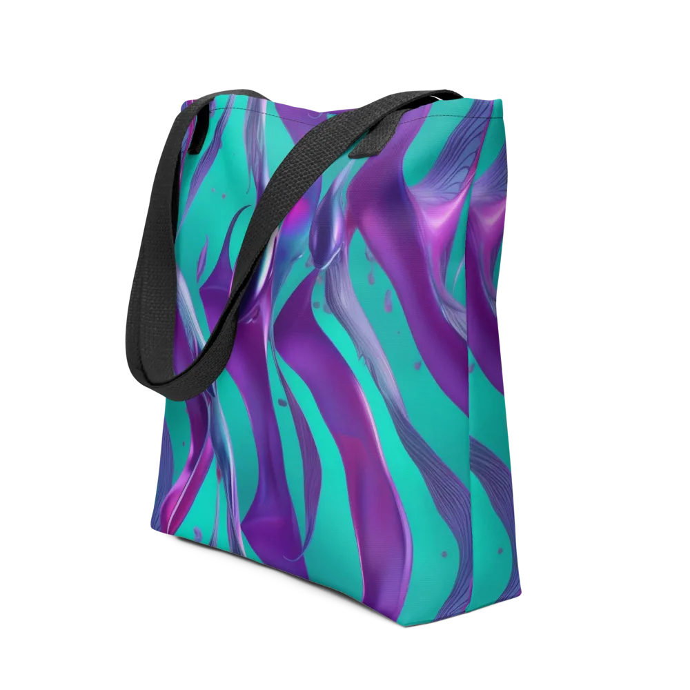 Deep-sea Ribbons on Tote Bag — Front