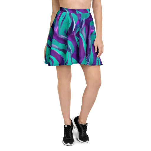 Deep-sea Ribbons on a Skater Skirt