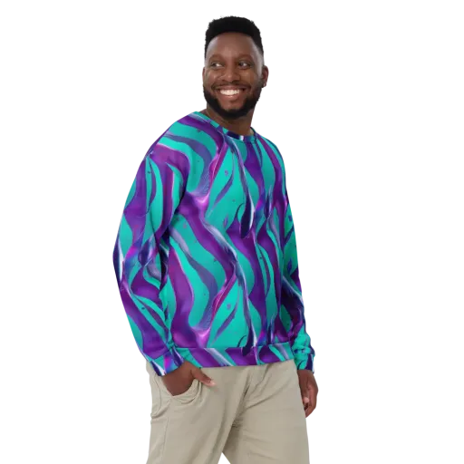 Deep-sea Ribbons on a Sweatshirt