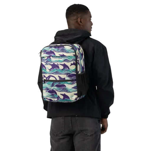 Cerulean Leap on a Utility Backpack