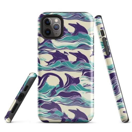 Cerulean Leap on a Tough Case for iPhone®