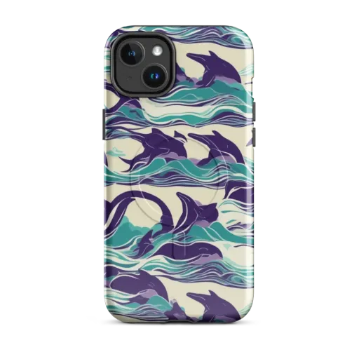 Cerulean Leap on a MagSafe Tough Case for iPhone®