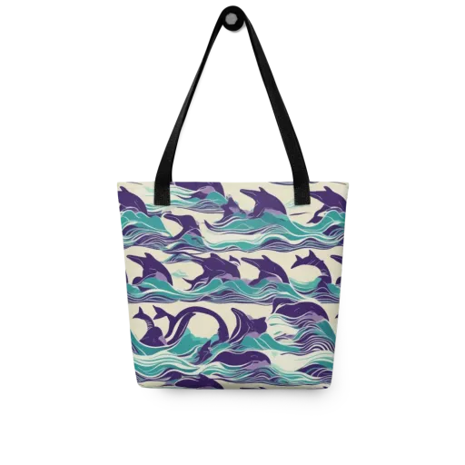 Cerulean Leap on a Tote Bag