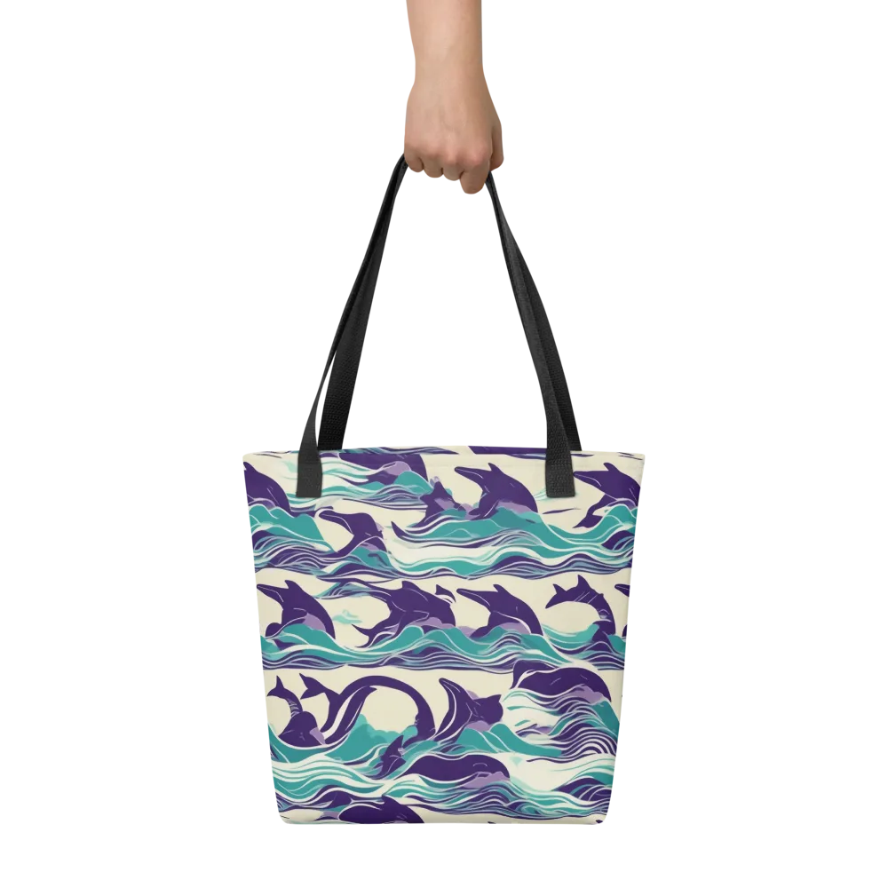 Cerulean Leap on Tote Bag — Front