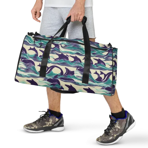 Cerulean Leap on a Duffle Bag
