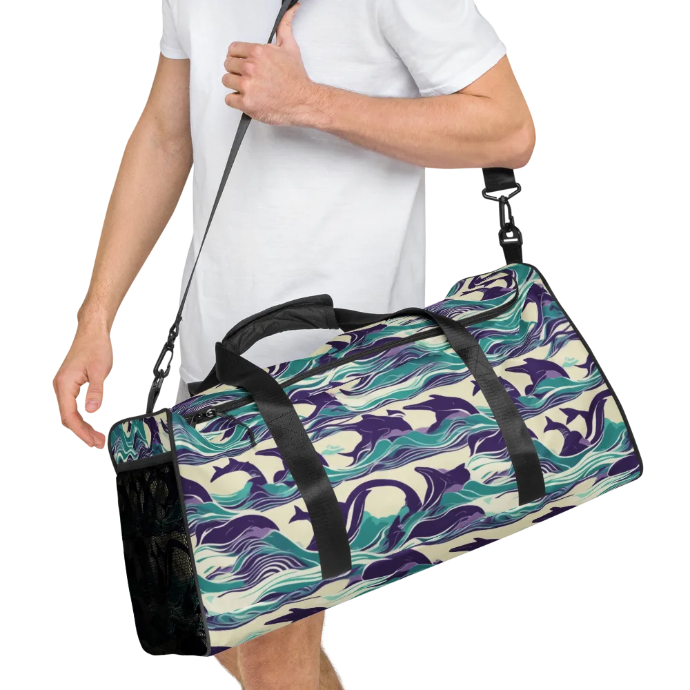 Cerulean Leap on Duffle Bag — Right Front
