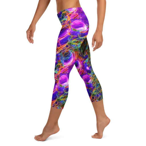 Radiant Tangent on a Capri Leggings
