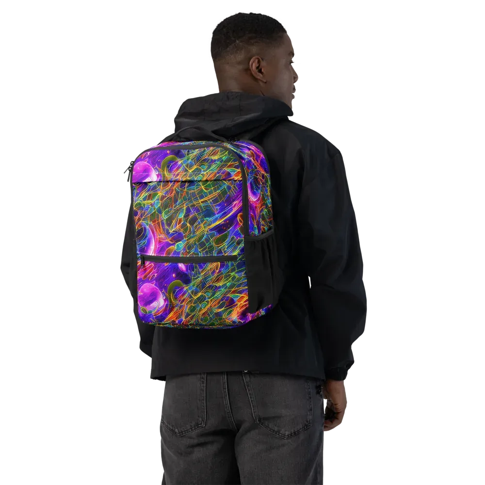 Radiant Tangent on Utility Backpack — Back