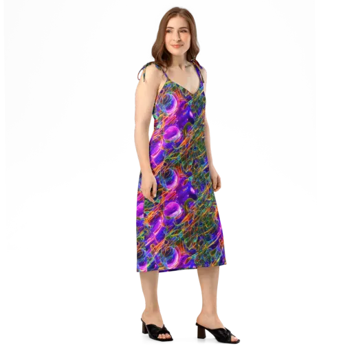 Radiant Tangent on a Slip Dress