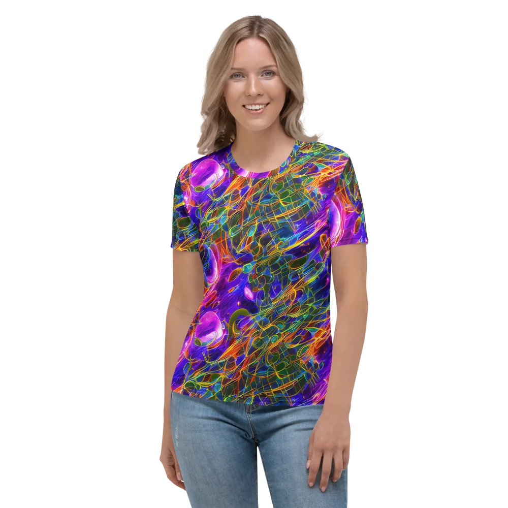 Radiant Tangent on Women's Crew Neck T-Shirt — Front