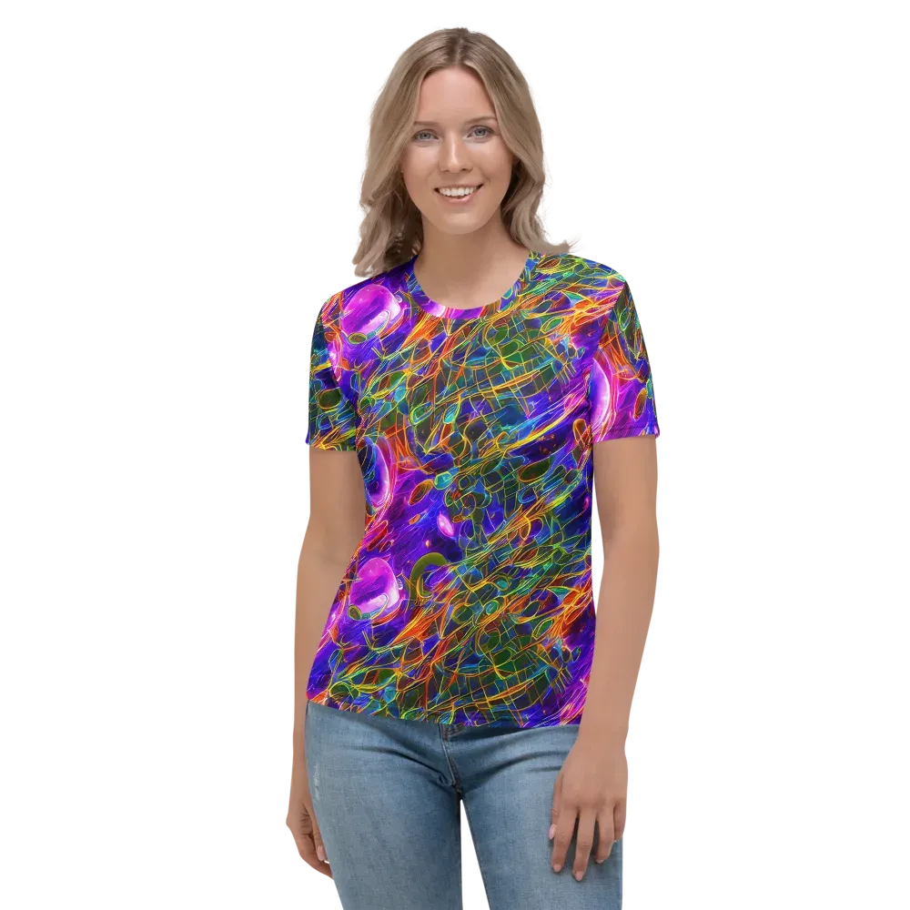 Radiant Tangent on Women's Crew Neck T-Shirt — Front