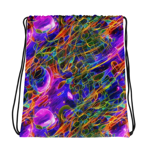 Radiant Tangent on a Drawstring Bag