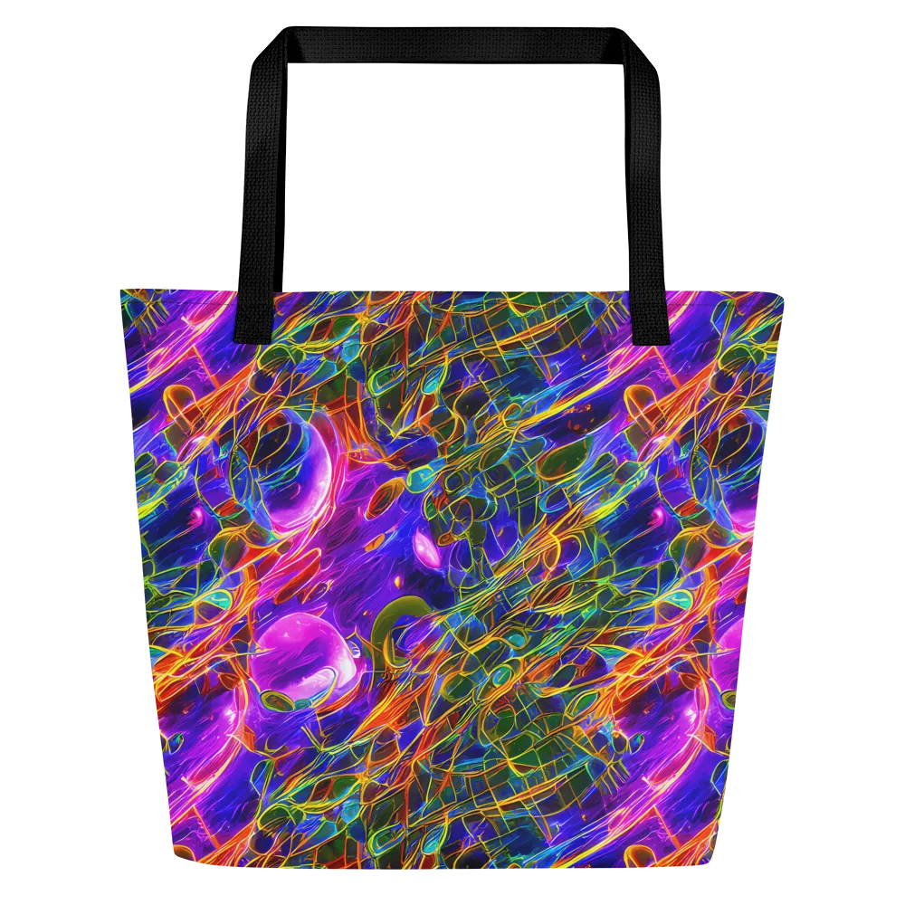 Radiant Tangent on Large Tote Bag W/ Pocket — Front