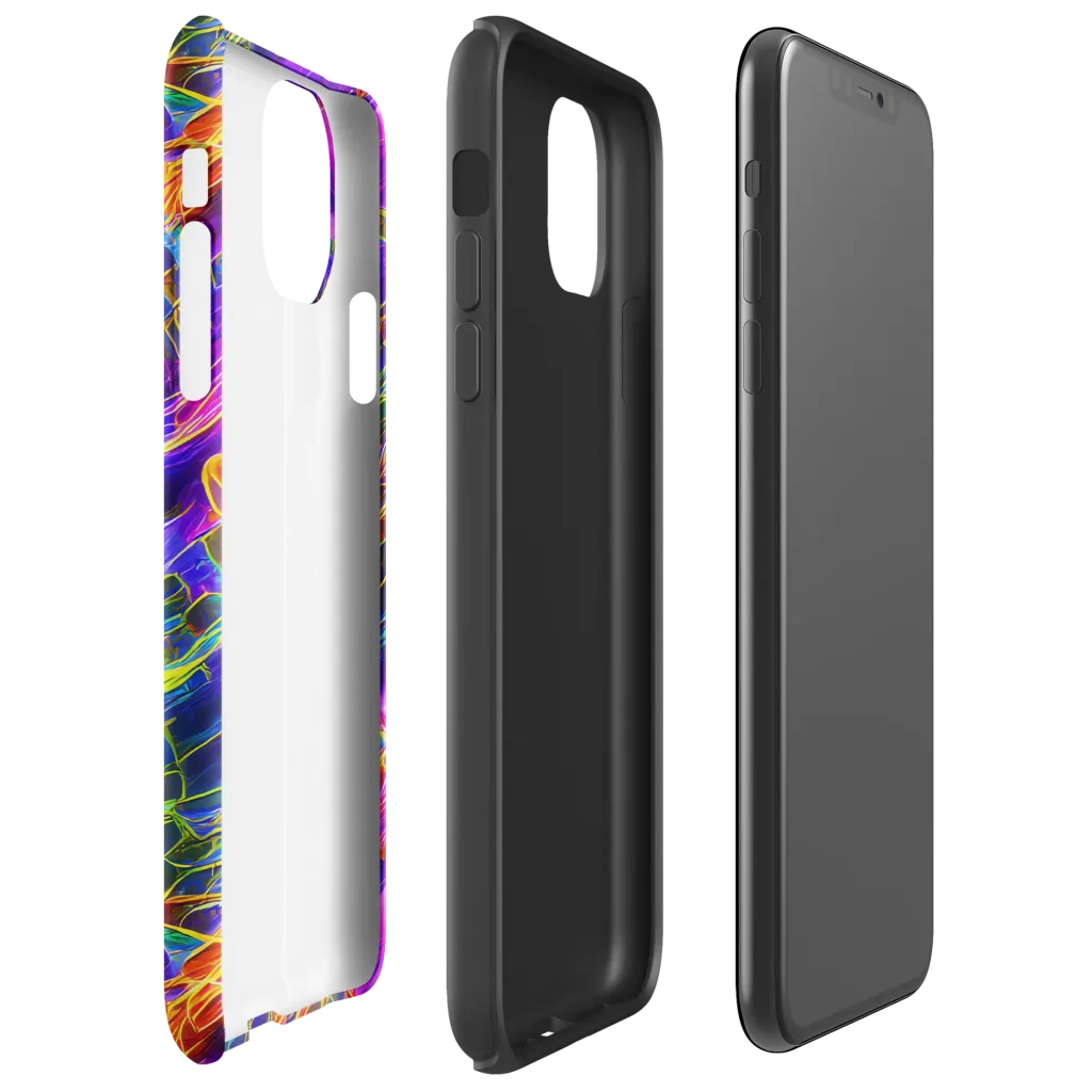 Radiant Tangent on Tough Case for iPhone® — Right