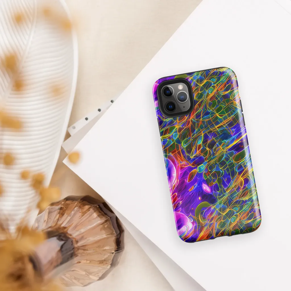Radiant Tangent on Tough Case for iPhone® — Front