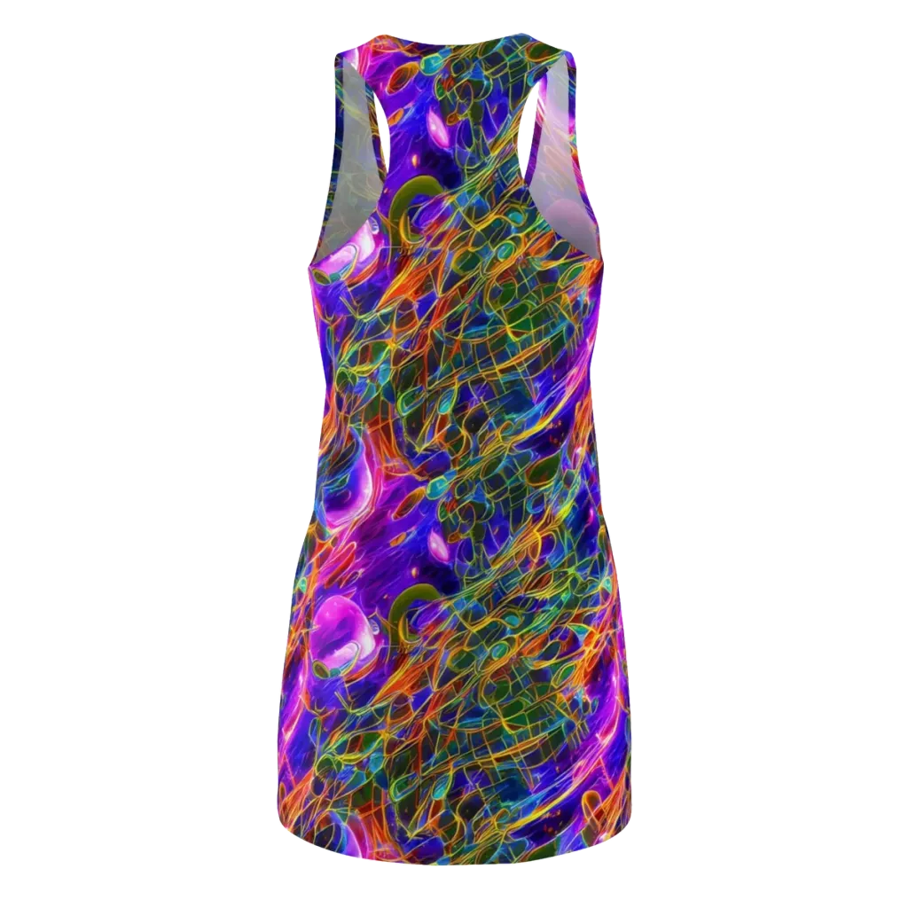Radiant Tangent on Racerback Dress — Back