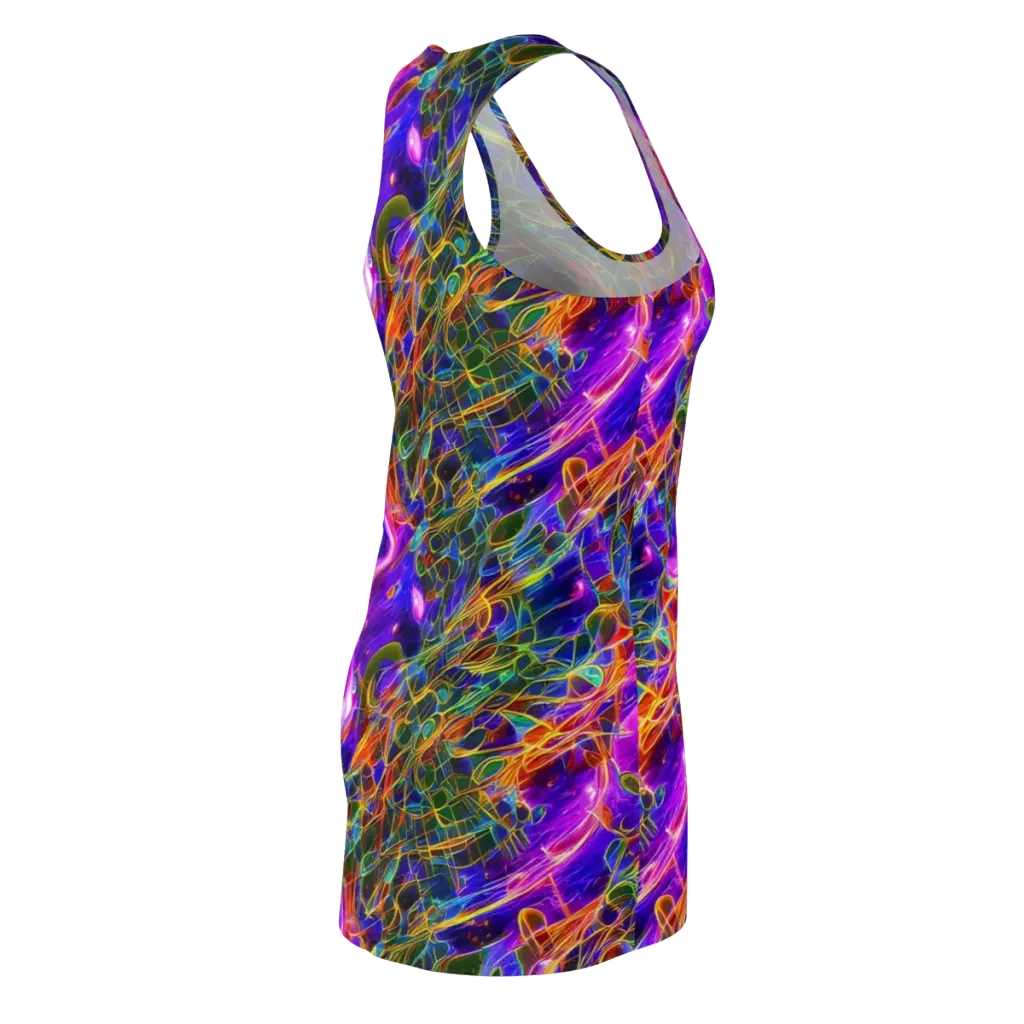 Radiant Tangent on Racerback Dress — Back Side