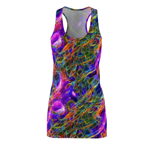Radiant Tangent on a Racerback Dress