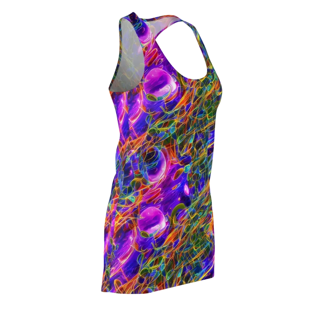 Radiant Tangent on Racerback Dress — Front Side