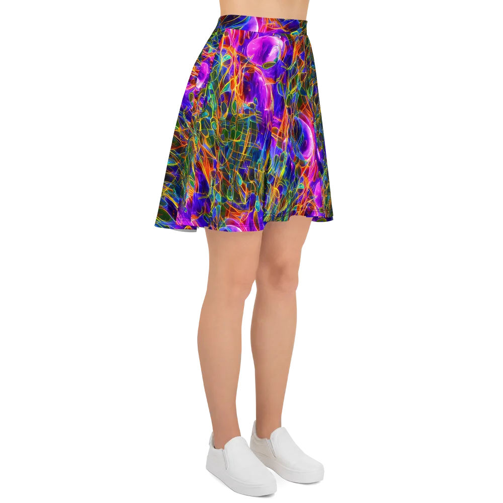Radiant Tangent on Skater Skirt — Right