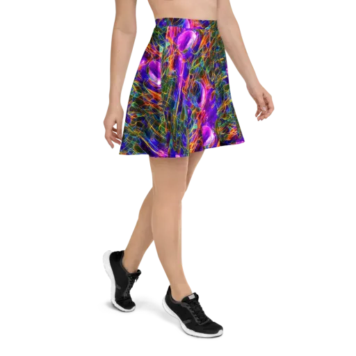 Radiant Tangent on a Skater Skirt