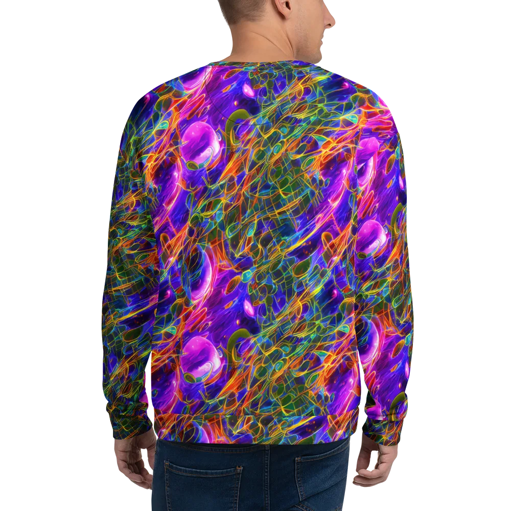 Radiant Tangent on Sweatshirt — Back