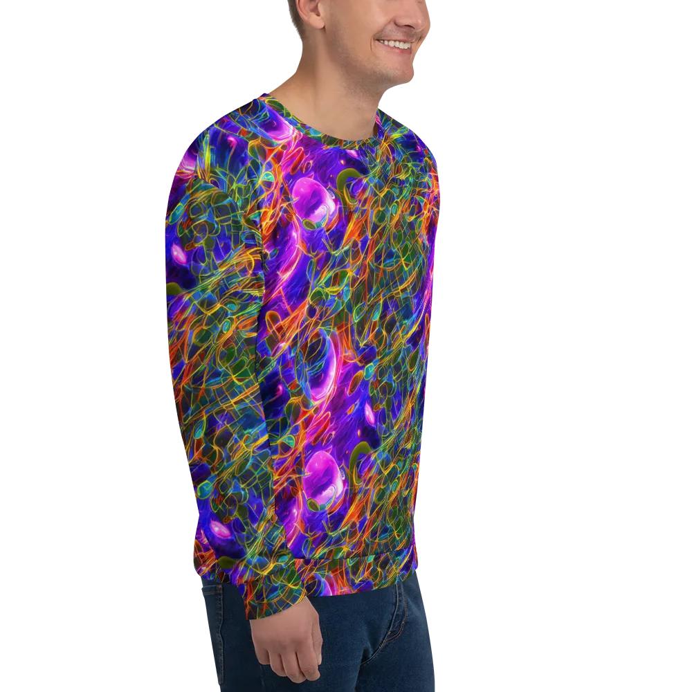 Radiant Tangent on Sweatshirt — Right Front
