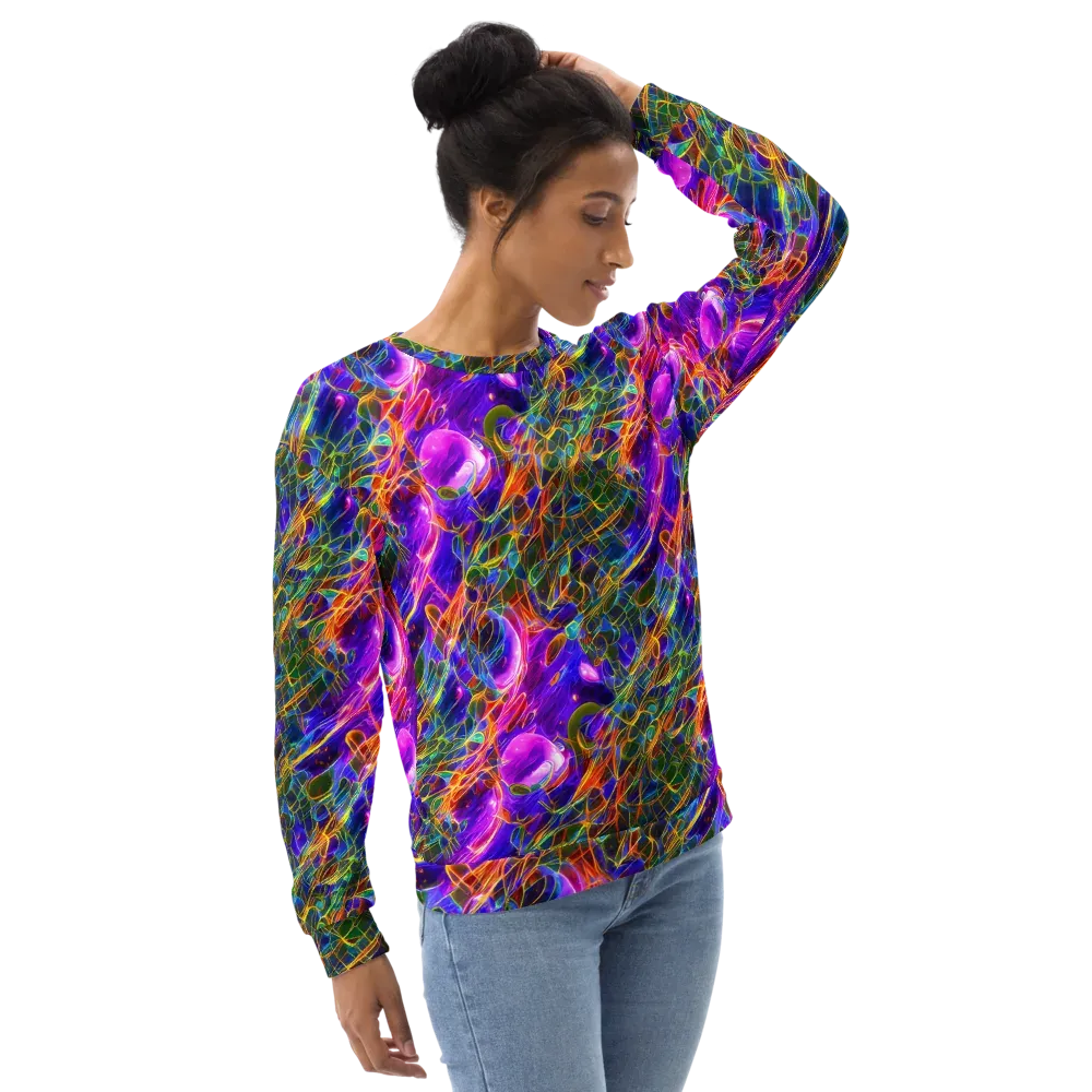 Radiant Tangent on Sweatshirt — Right Front