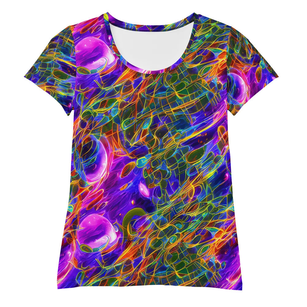 Radiant Tangent on Women's Athletic T-Shirt — Front