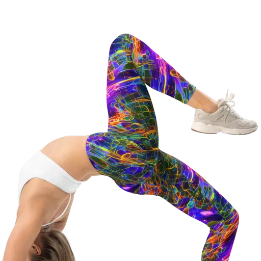 Radiant Tangent on a Leggings