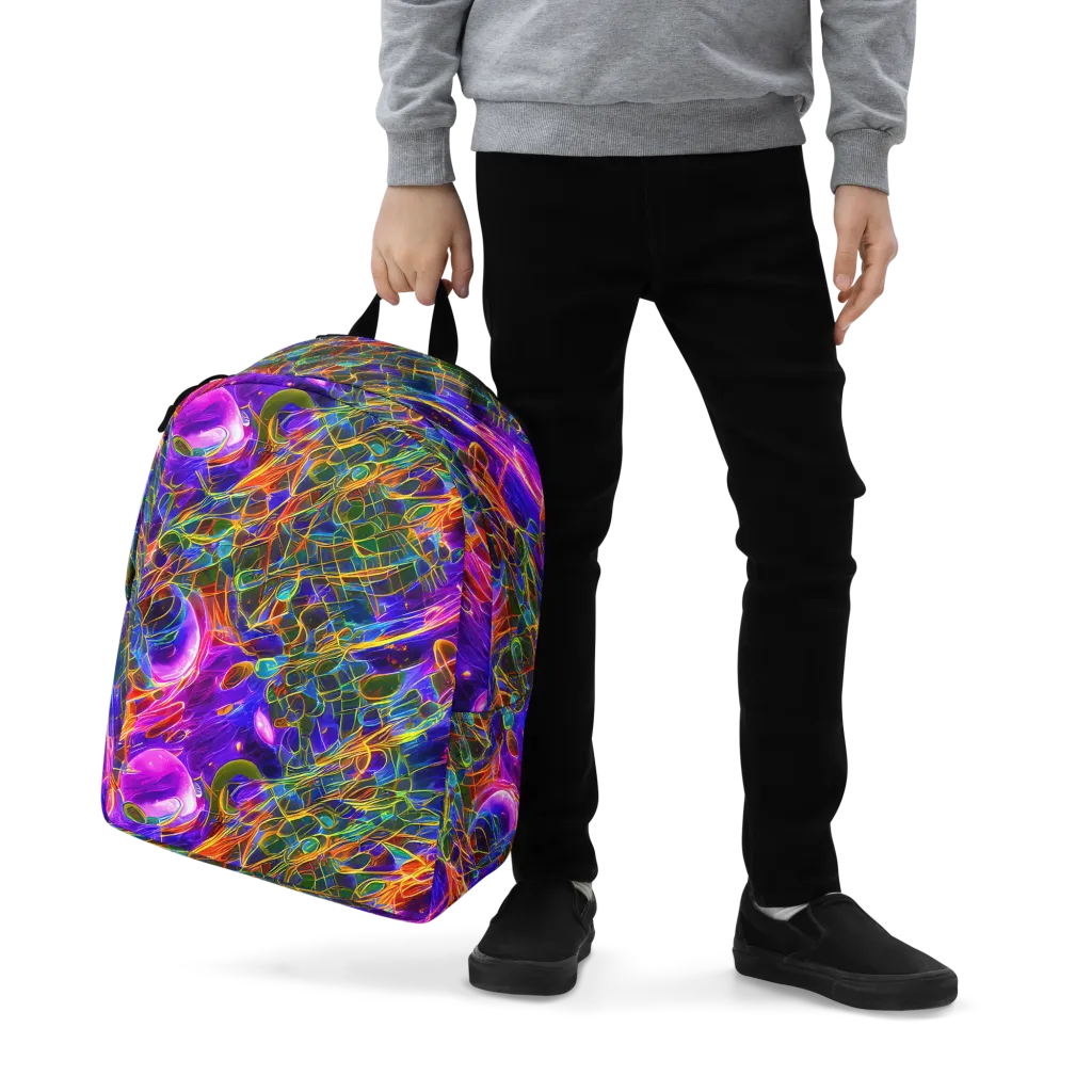 Radiant Tangent on Minimalist Backpack — Zoomed-in