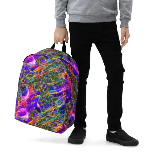 Radiant Tangent on a Minimalist Backpack