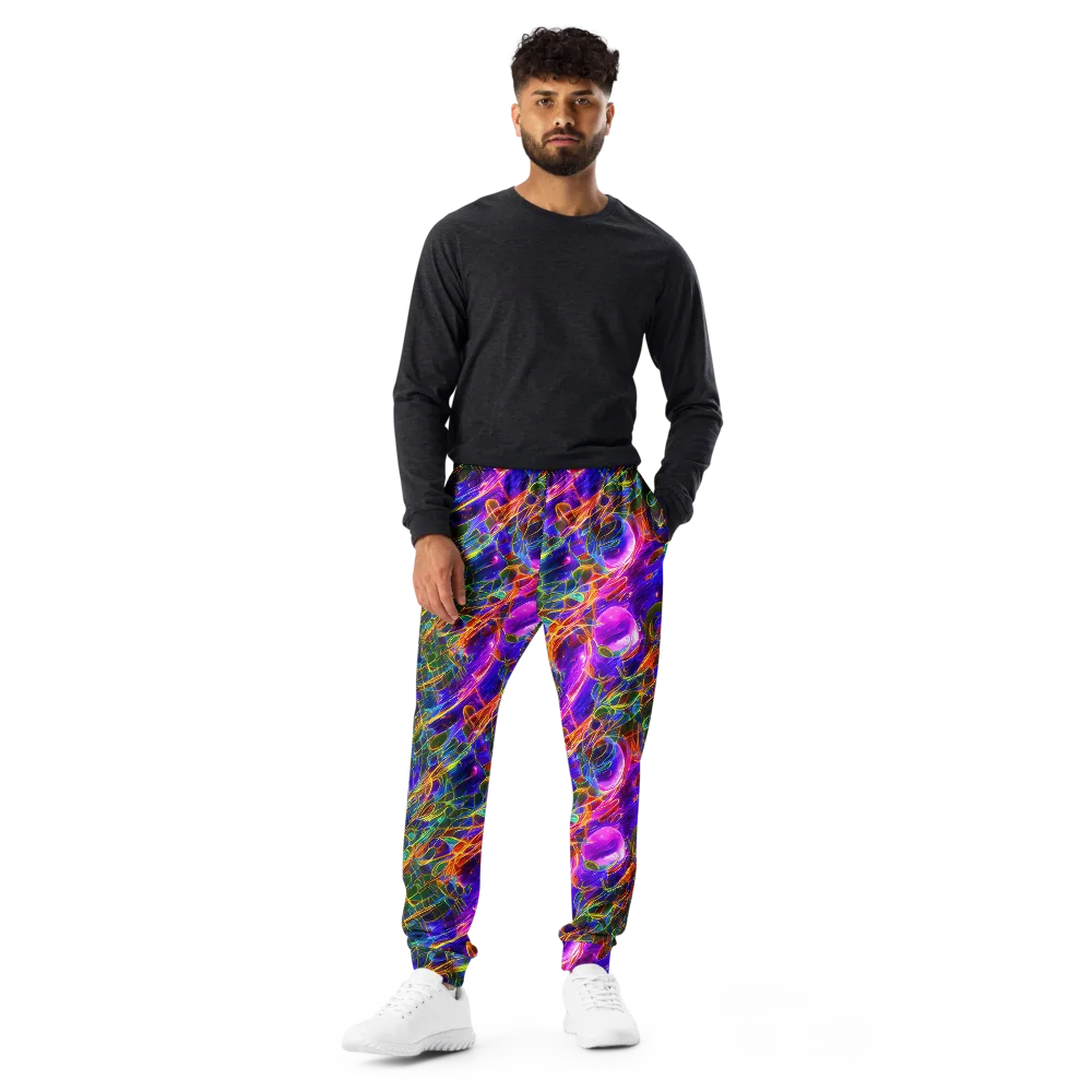 Radiant Tangent on Men's Joggers — Front