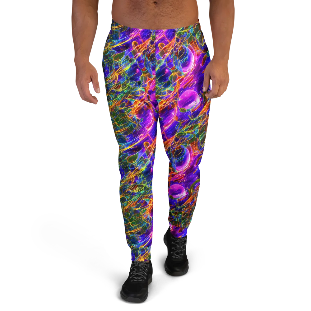Radiant Tangent on Men's Joggers — Front