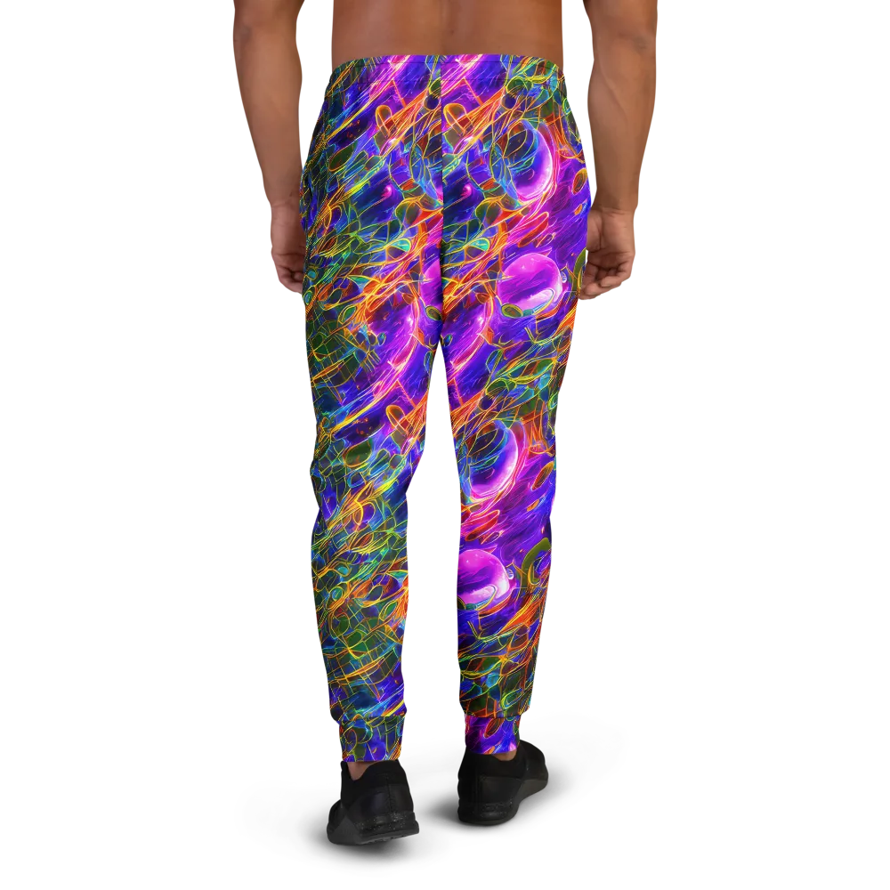 Radiant Tangent on Men's Joggers — Back