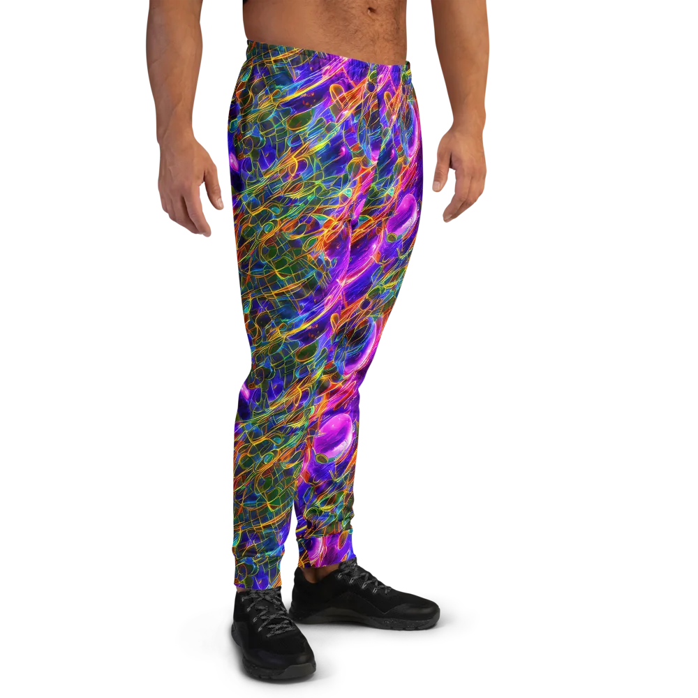 Radiant Tangent on Men's Joggers — Right